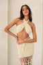 Crochet tie around top