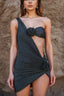 Azaria One-Shoulder Coverup