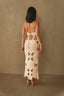 Isla Crochet Dress in Cream Decolet The Label