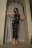 Isla Crochet Dress in Black Decolet The Label