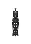 Isla Crochet Dress in Black Decolet The Label