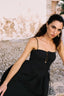 Raquel Drop Waist Maxi Dress Decolet The Label