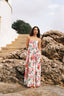Raquel Floral Maxi Dress Decolet The Label