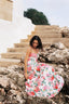 Raquel Floral Maxi Dress Decolet The Label