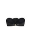 LaRosa Strapless Bikini Top With Rosette detail