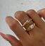 Zircon Heart Ring Decolet the label