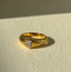 Zircon Heart Ring Decolet the label
