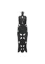 Isla Crochet Dress in Black Decolet The Label