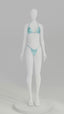 Cara Triangle Bikini Top in Ocean
