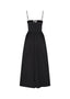 Raquel Lace-Up Maxi Dress Decolet The Label