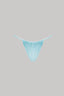 Bikini classic-cut bottoms in ocean blue with satin finish