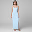 Aurelia Knit Chain Dress in Sky Blue Decolet the label