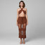 Amaya Crochet Two Piece Set in Sahara Decolet The Label