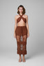 Amaya Crochet Two Piece Set in Sahara Decolet The Label
