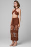 Amaya Crochet Two Piece Set in Sahara Decolet The Label