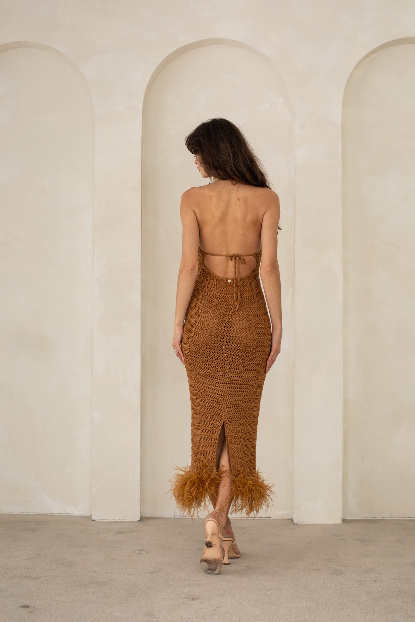 Buy Camilla Crochet Halter Dress Online - Decolet Decolet The Label Buy Camilla Crochet Halter Dress Online - Decolet Decolet The Label