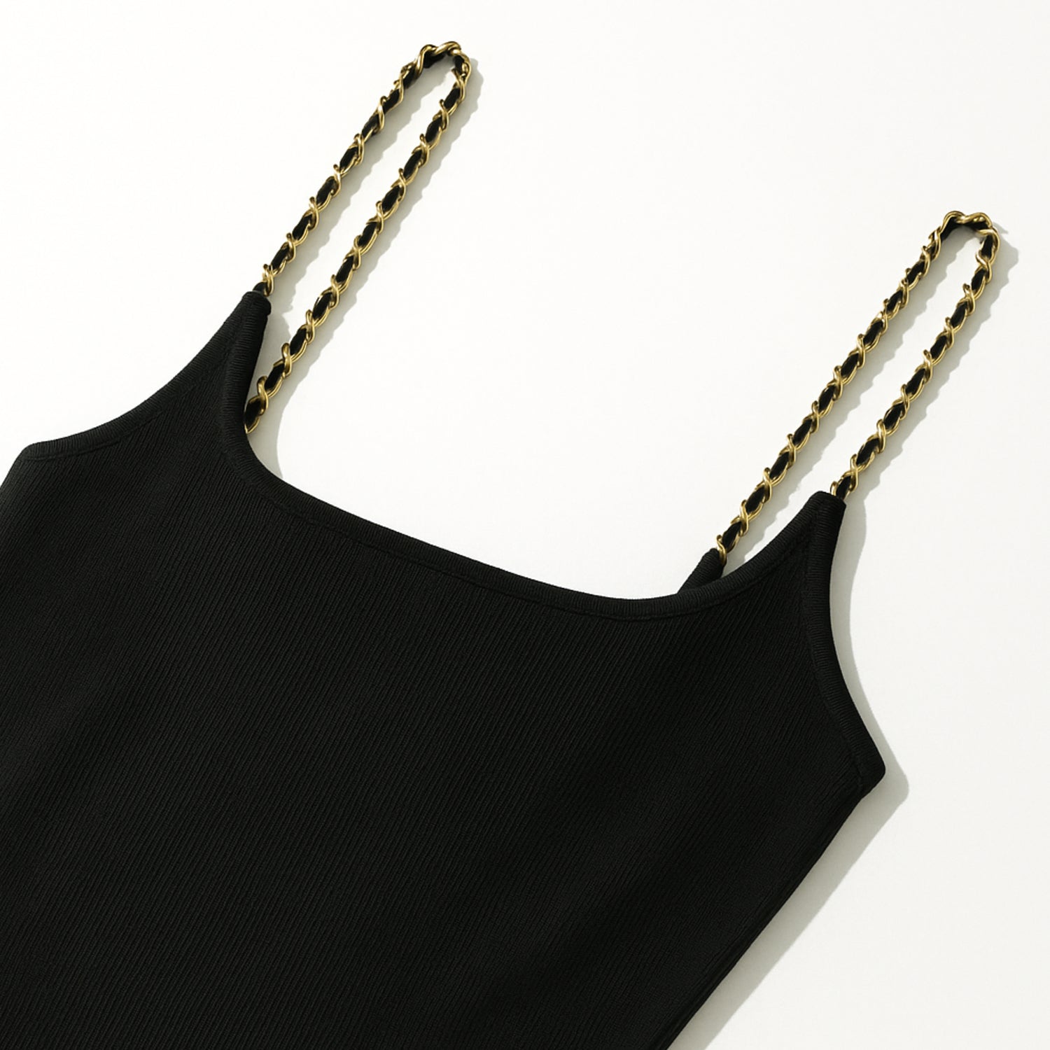 Aurelia Knit Chain Dress in Black Black / S Aurelia Knit Chain Dress in Black Black / S