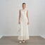 Alaya Lace Dress in Chantilly Ivory Decolet The Label
