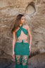 Amaya Crochet Two Piece Set in Emerald