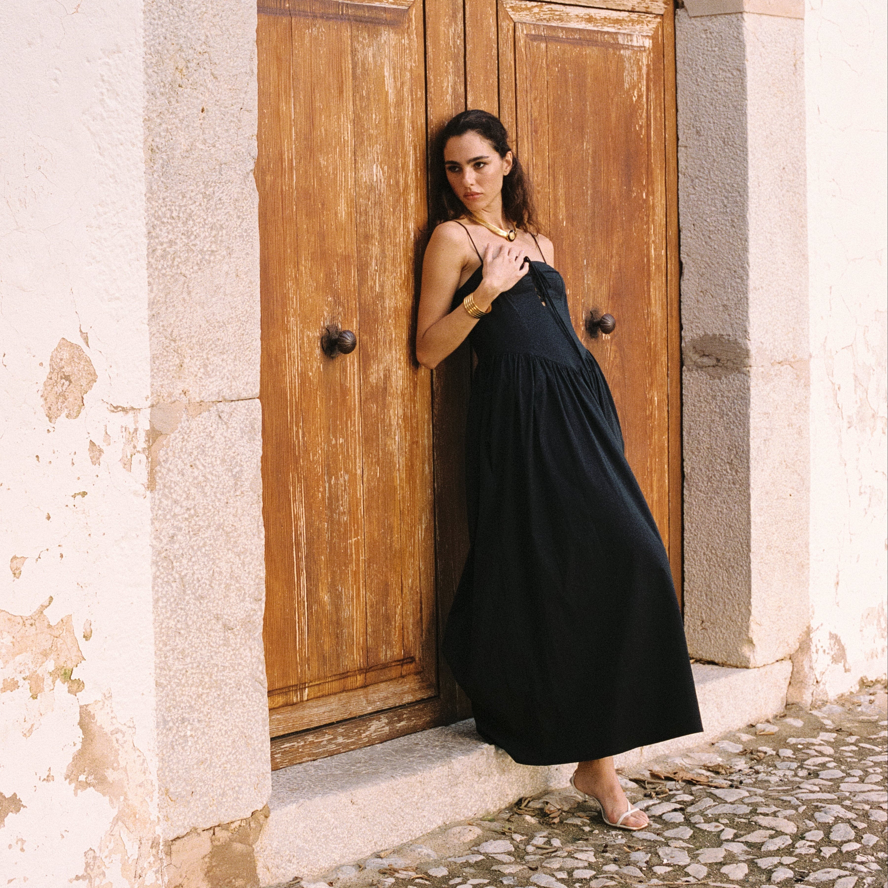 raquel silk maxi dress Silk maxi dress Raquel Diniz Yellow size 38 IT in Silk
