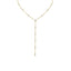 Marquise Zircon Lariat Necklace Decolet The Label