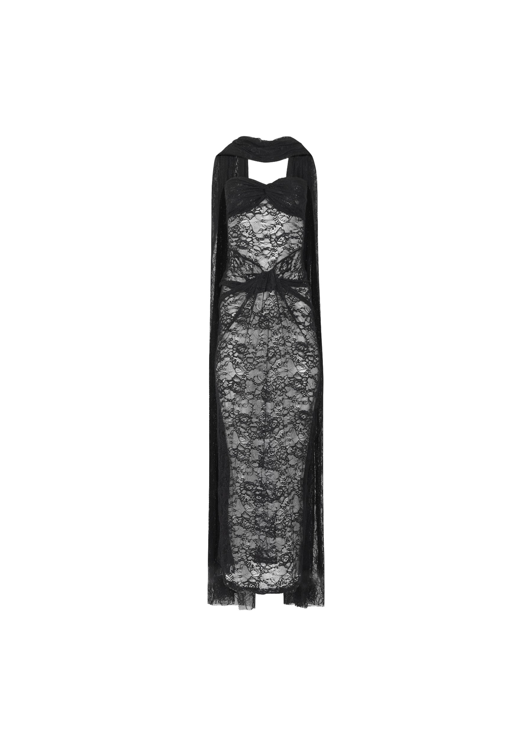 Buy Selena Lace Dress Online - Decolet S / Black Buy Selena Lace Dress Online - Decolet S / Black