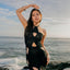 Isla Crochet Dress in Black Noir Decolet The Label
