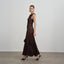 Alaya Lace Dress in Mocha Brown