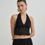 Olivia Lace Set in Midnight Black Decolet The Label