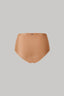 High-waisted bikini bottoms in bronzed