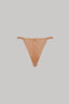Classic-cut bikini bottoms in bronzed shimmer finish